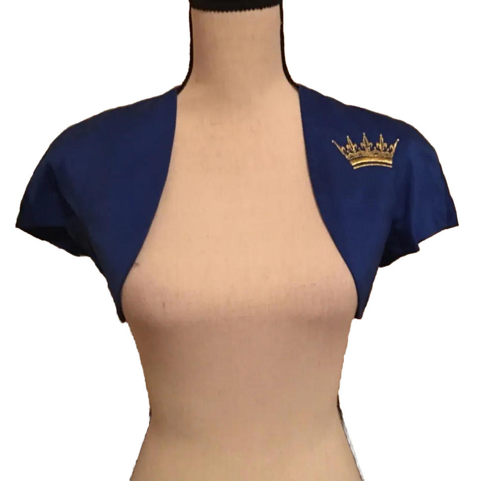 David’s Bridal Blue Jacket Shrug Please Read For Size